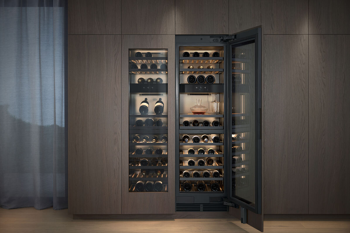 Gaggenau präsentiert neue Weinklimaschränke mit einzigartigem Temperiersystem