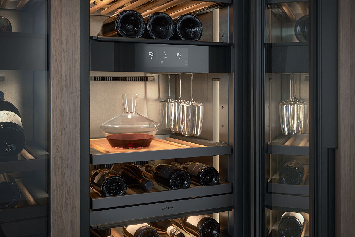Gaggenau präsentiert neue Weinklimaschränke mit einzigartigem Temperiersystem